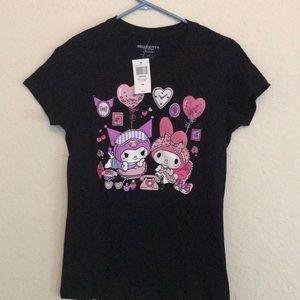 NWT My Melody and Kuromi Sleepover T-Shirt